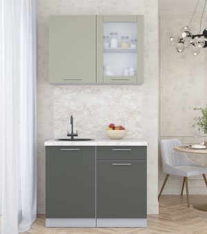 ГОТОВАЯ КУХНЯ ПЛАСТИК 1,0Б (ЛАТТЕ/ ШТОРМ)