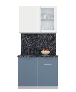 ГОТОВАЯ КУХНЯ ПЛАСТИК 1,0Б (ЗЕФИРНЫЙ/ АРКТИЧЕСКИЙ)