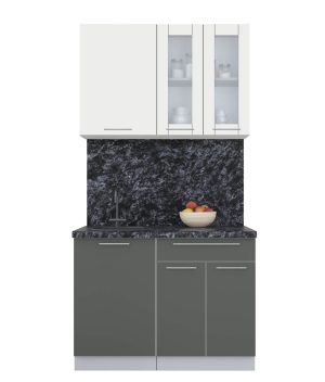 ГОТОВАЯ КУХНЯ ПЛАСТИК 1,1Б (ЗЕФИРНЫЙ/ ШТОРМ)