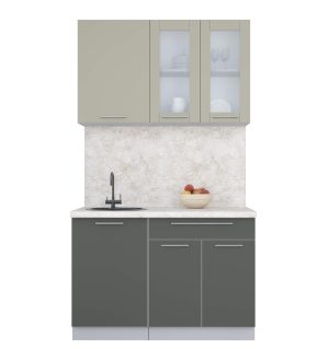 ГОТОВАЯ КУХНЯ ПЛАСТИК 1,2Б (ЛАТТЕ/ ШТОРМ)