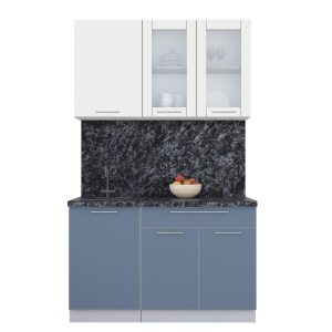 ГОТОВАЯ КУХНЯ ПЛАСТИК 1,3Б (ЗЕФИРНЫЙ/ АРКТИЧЕСКИЙ)