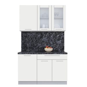 ГОТОВАЯ КУХНЯ ПЛАСТИК 1,3Б (ЗЕФИРНЫЙ/ ЗЕФИРНЫЙ)