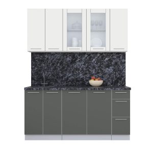 ГОТОВАЯ КУХНЯ ПЛАСТИК 1,7Б (ЗЕФИРНЫЙ/ ШТОРМ)