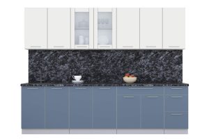 ГОТОВАЯ КУХНЯ ПЛАСТИК 2,8Б (ЗЕФИРНЫЙ/ АРКТИЧЕСКИЙ)