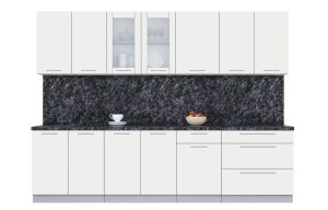 ГОТОВАЯ КУХНЯ ПЛАСТИК 2,9Б (ЗЕФИРНЫЙ/ ЗЕФИРНЫЙ)