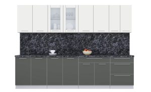 ГОТОВАЯ КУХНЯ ПЛАСТИК 3,0Б (ЗЕФИРНЫЙ/ ШТОРМ)