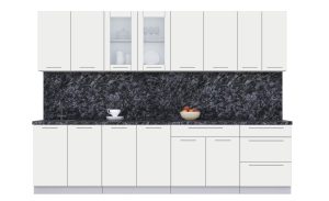 ГОТОВАЯ КУХНЯ ПЛАСТИК 3,0Б (ЗЕФИРНЫЙ/ ЗЕФИРНЫЙ)