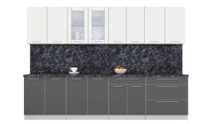 ГОТОВАЯ КУХНЯ ПЛАСТИК 3,1Б (ЗЕФИРНЫЙ/ ШТОРМ)