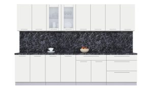 ГОТОВАЯ КУХНЯ ПЛАСТИК 3,2Б (ЗЕФИРНЫЙ/ ЗЕФИРНЫЙ)