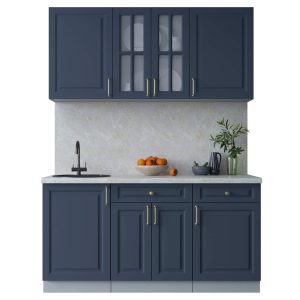 ГОТОВАЯ КУХНЯ ШАТО SOFT-TOUCH 1,6А (ИНДИГО/ ИНДИГО)