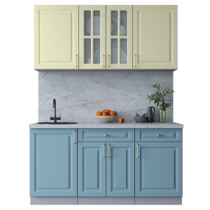 ГОТОВАЯ КУХНЯ ШАТО SOFT-TOUCH 1,6А (КАШЕМИР/ ОКЕАН)