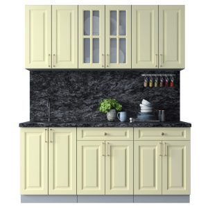 ГОТОВАЯ КУХНЯ ШАТО SOFT-TOUCH 1,8А (КАШЕМИР/ КАШЕМИР)