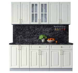 ГОТОВАЯ КУХНЯ ШАТО SOFT-TOUCH 1,9А (БЕЛЫЙ/ БЕЛЫЙ)