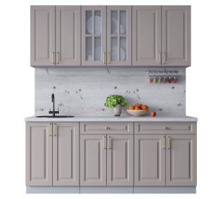 ГОТОВАЯ КУХНЯ ШАТО SOFT-TOUCH 1,9А (ЛУНА/ ЛУНА)