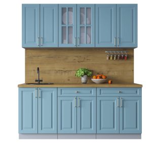 ГОТОВАЯ КУХНЯ ШАТО SOFT-TOUCH 1,9А (ОКЕАН/ ОКЕАН)