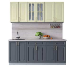 ГОТОВАЯ КУХНЯ ШАТО SOFT-TOUCH 1,9А (КАШЕМИР/ ПЕПЕЛ)