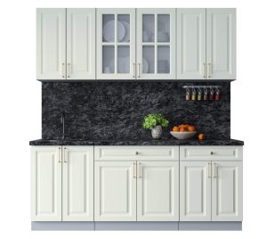 ГОТОВАЯ КУХНЯ ШАТО SOFT-TOUCH 2,0А (БЕЛЫЙ/ БЕЛЫЙ)