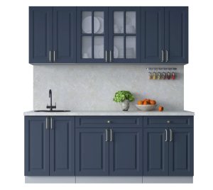 ГОТОВАЯ КУХНЯ ШАТО SOFT-TOUCH 2,0А (ИНДИГО/ ИНДИГО)