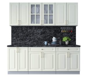 ГОТОВАЯ КУХНЯ ШАТО SOFT-TOUCH 2,1А (БЕЛЫЙ/ БЕЛЫЙ)