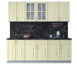 ГОТОВАЯ КУХНЯ ШАТО SOFT-TOUCH 2,2А (КАШЕМИР/ КАШЕМИР)