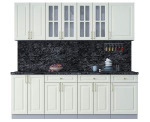 ГОТОВАЯ КУХНЯ ШАТО SOFT-TOUCH 2,3А (БЕЛЫЙ/ БЕЛЫЙ)