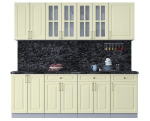 ГОТОВАЯ КУХНЯ ШАТО SOFT-TOUCH 2,3А (КАШЕМИР/ КАШЕМИР)