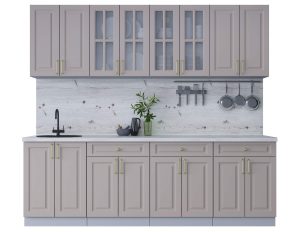 ГОТОВАЯ КУХНЯ ШАТО SOFT-TOUCH 2,4А (ЛУНА/ ЛУНА)