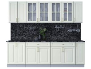 ГОТОВАЯ КУХНЯ ШАТО SOFT-TOUCH 2,5А (БЕЛЫЙ/ БЕЛЫЙ)