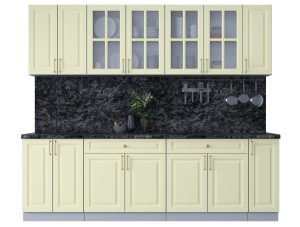 ГОТОВАЯ КУХНЯ ШАТО SOFT-TOUCH 2,5А (КАШЕМИР/ КАШЕМИР)