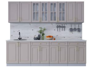 ГОТОВАЯ КУХНЯ ШАТО SOFT-TOUCH 2,6А (ЛУНА/ ЛУНА)