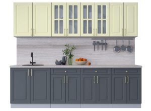 ГОТОВАЯ КУХНЯ ШАТО SOFT-TOUCH 2,6А (КАШЕМИР/ ПЕПЕЛ)