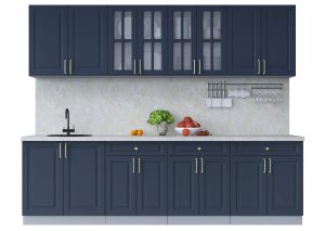 ГОТОВАЯ КУХНЯ ШАТО SOFT-TOUCH 2,7А (ИНДИГО/ ИНДИГО)