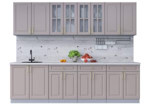 ГОТОВАЯ КУХНЯ ШАТО SOFT-TOUCH 2,7А (ЛУНА/ ЛУНА)