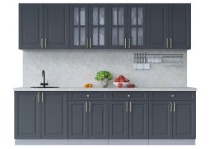 ГОТОВАЯ КУХНЯ ШАТО SOFT-TOUCH 2,7А (ПЕПЕЛ/ ПЕПЕЛ)