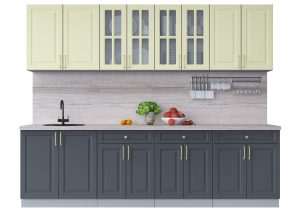 ГОТОВАЯ КУХНЯ ШАТО SOFT-TOUCH 2,7А (КАШЕМИР/ ПЕПЕЛ)