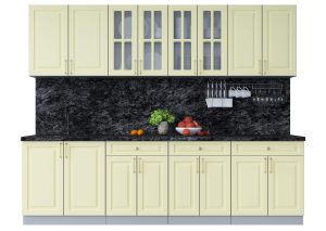 ГОТОВАЯ КУХНЯ ШАТО SOFT-TOUCH 2,7А (КАШЕМИР/ КАШЕМИР)