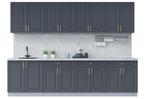 ГОТОВАЯ КУХНЯ ШАТО SOFT-TOUCH 2,9А (ПЕПЕЛ/ ПЕПЕЛ)