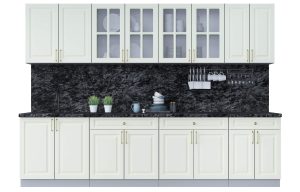 ГОТОВАЯ КУХНЯ ШАТО SOFT-TOUCH 3,0А (БЕЛЫЙ/ БЕЛЫЙ)