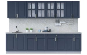 ГОТОВАЯ КУХНЯ ШАТО SOFT-TOUCH 3,0А (ИНДИГО/ ИНДИГО)