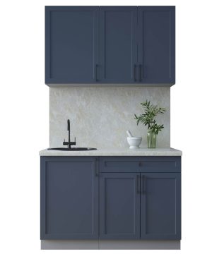 ГОТОВАЯ КУХНЯ ТРЕНД SOFT-TOUCH 1,2А (ИНДИГО/ ИНДИГО)