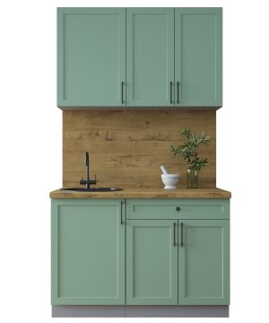 ГОТОВАЯ КУХНЯ ТРЕНД SOFT-TOUCH 1,2А (МЯТА/ МЯТА)