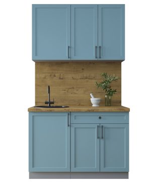 ГОТОВАЯ КУХНЯ ТРЕНД SOFT-TOUCH 1,2А (ОКЕАН/ ОКЕАН)