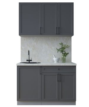 ГОТОВАЯ КУХНЯ ТРЕНД SOFT-TOUCH 1,2А (ПЕПЕЛ/ ПЕПЕЛ)