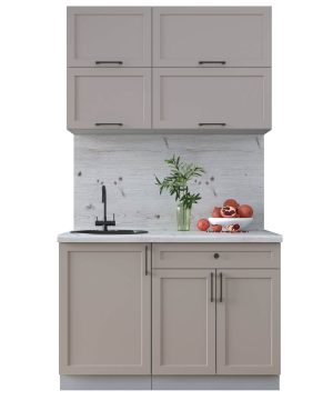 ГОТОВАЯ КУХНЯ ТРЕНД SOFT-TOUCH 1,2Б (ЛУНА/ ЛУНА)