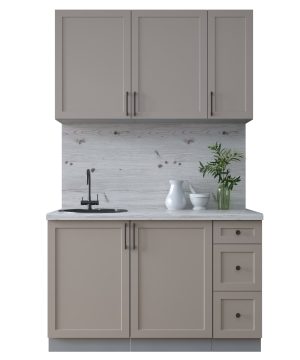 ГОТОВАЯ КУХНЯ ТРЕНД SOFT-TOUCH 1,3А (ЛУНА/ ЛУНА)