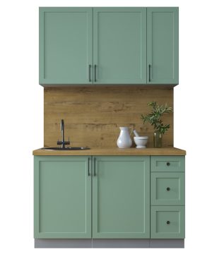 ГОТОВАЯ КУХНЯ ТРЕНД SOFT-TOUCH 1,3А (МЯТА/ МЯТА)