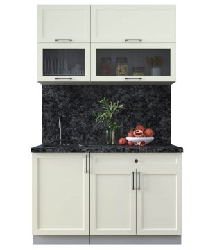 ГОТОВАЯ КУХНЯ ТРЕНД SOFT-TOUCH 1,3Б (БЕЛЫЙ/ БЕЛЫЙ)