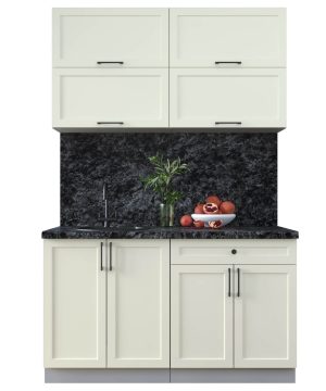 ГОТОВАЯ КУХНЯ ТРЕНД SOFT-TOUCH 1,4Б (БЕЛЫЙ/ БЕЛЫЙ)