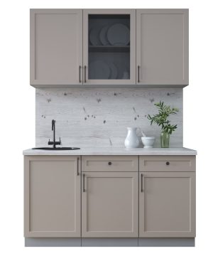 ГОТОВАЯ КУХНЯ ТРЕНД SOFT-TOUCH 1,5А (ЛУНА/ ЛУНА)