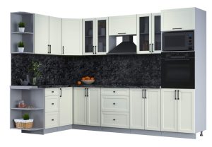 ГОТОВАЯ КУХНЯ ТРЕНД SOFT-TOUCH 1,68Х3,0 (БЕЛЫЙ/ БЕЛЫЙ)